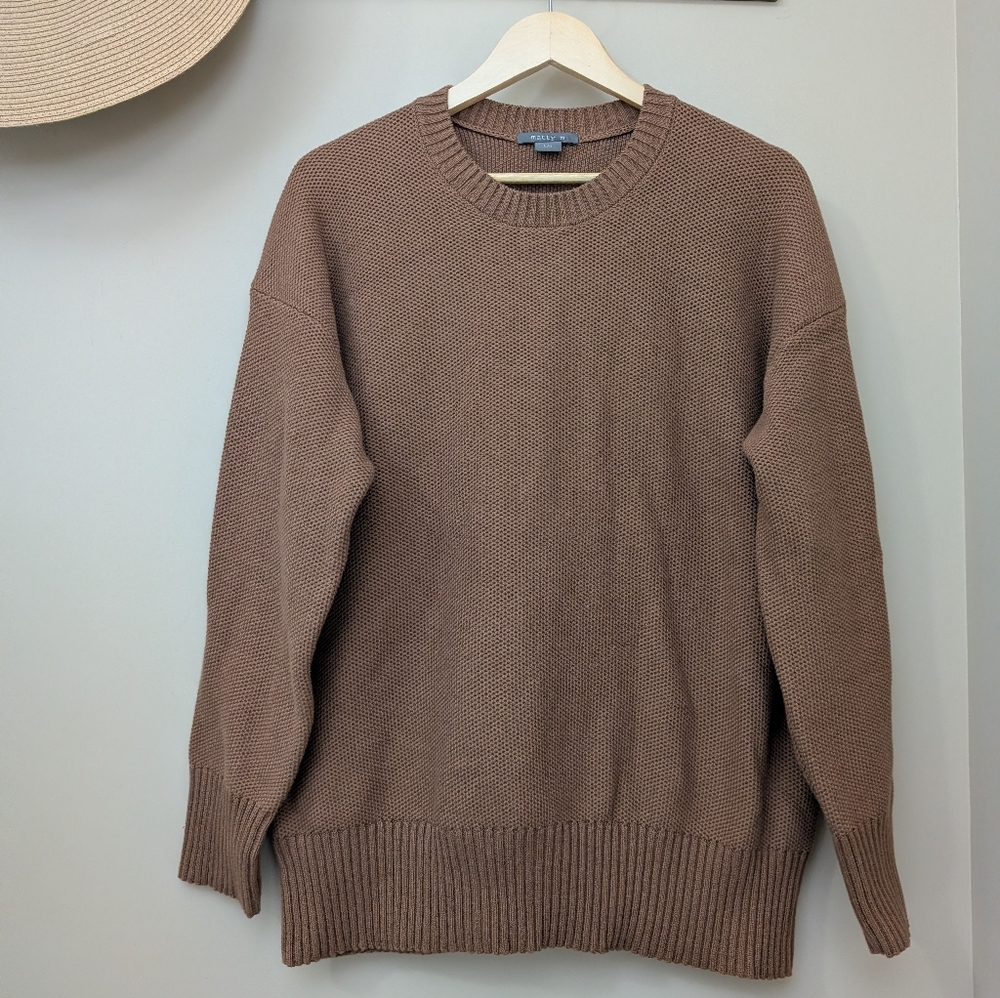 100% Cotton Knit Sweater Women's Size Large